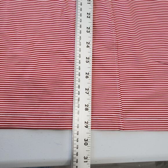 Chick-fil-A Polo Shirt Mens 2XL Red White Stripe OOBE Team Style HydroChill - Picture 5 of 8